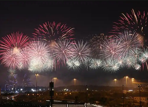 昌吉焰火晚会